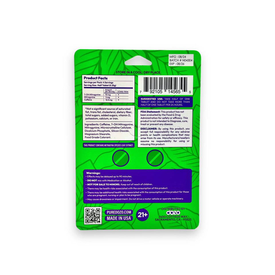Dozo Perks Spear Mint 6ct